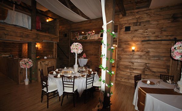 Reception - tables & bar