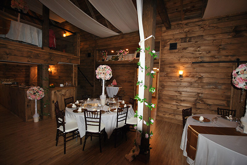 Reception - tables & bar